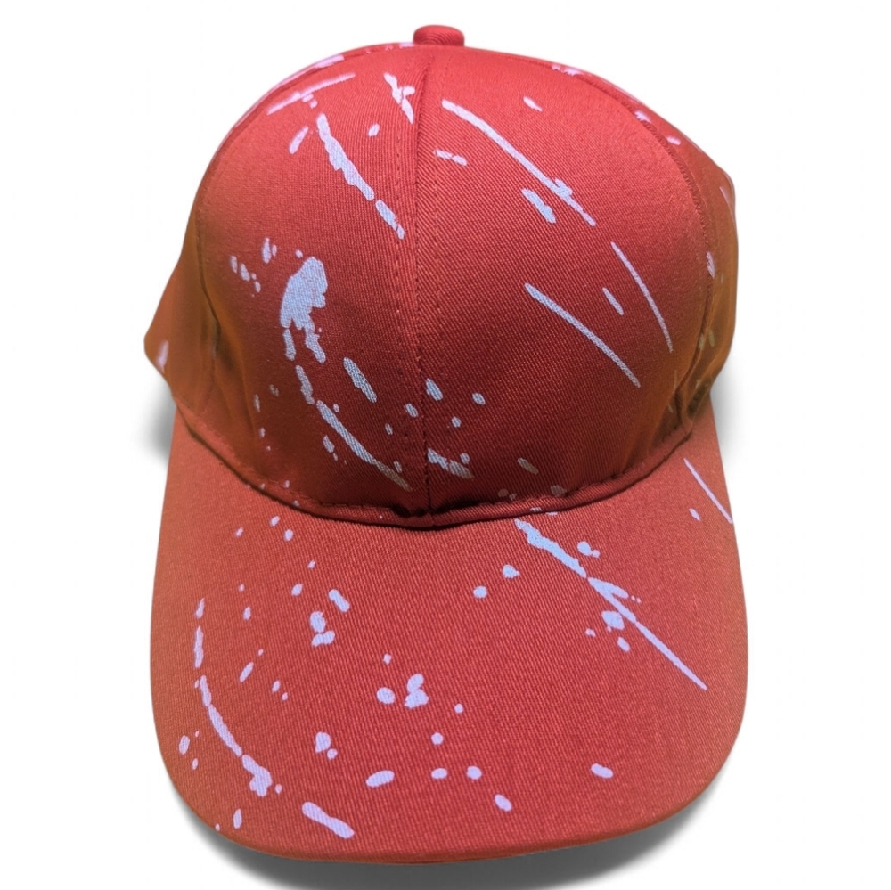 NEW Men Women's Cap Red White Adjustable